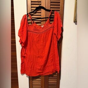 Rip Curl Vibrant Red Blouse